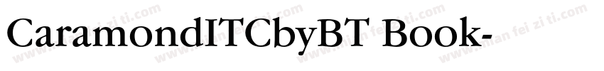 CaramondITCbyBT Book字体转换